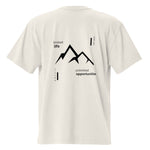 OVERSIZED PEAK ALPINE TSHIRT -/- (CREAM)