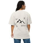 OVERSIZED PEAK ALPINE TSHIRT -/- (CREAM)