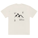 OVERSIZED PEAK ALPINE TSHIRT -/- (CREAM)