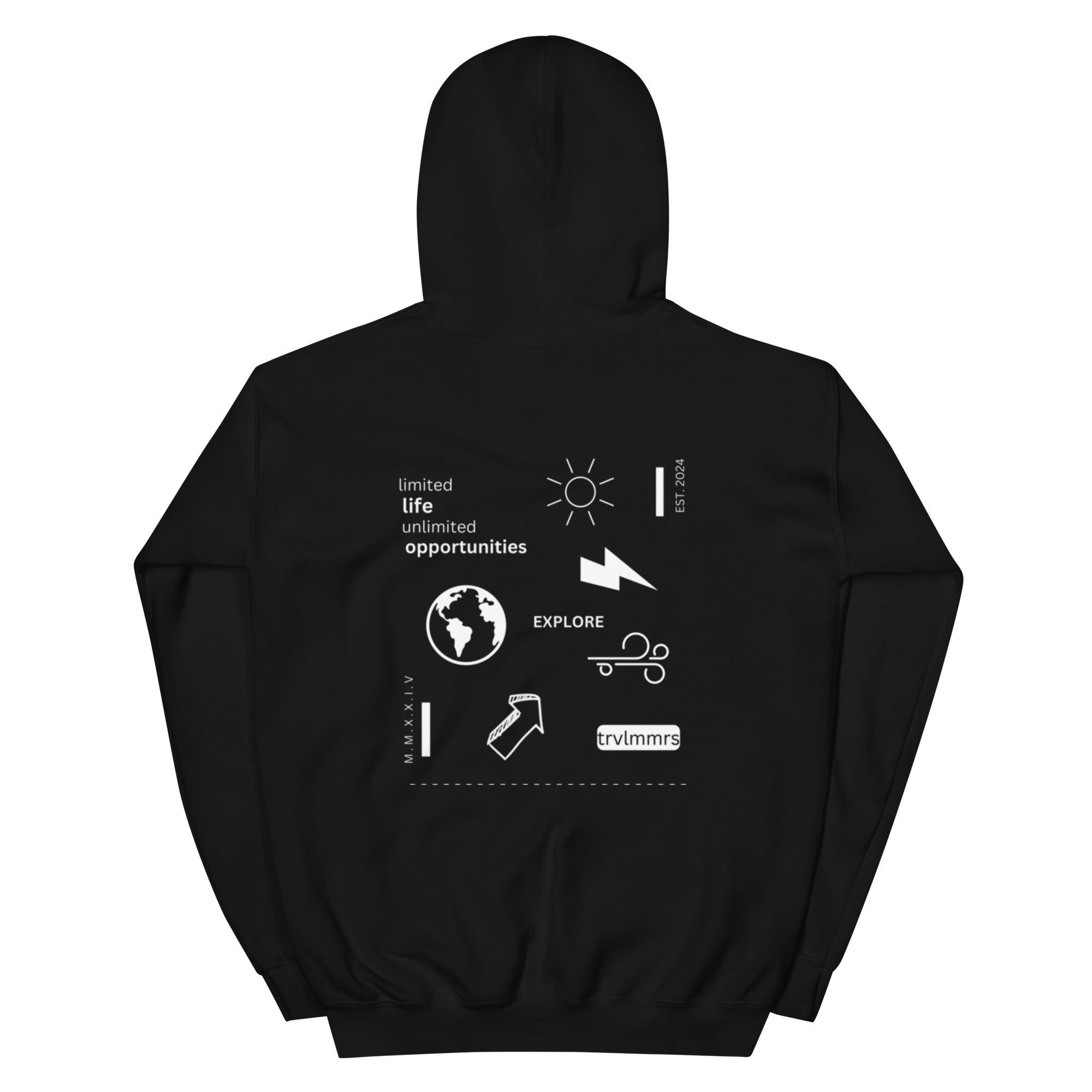 ECLECTIC FUSION HOODIE -/- (BLACK)