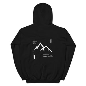 PEAK ALPINE HOODIE -/- (BLACK)