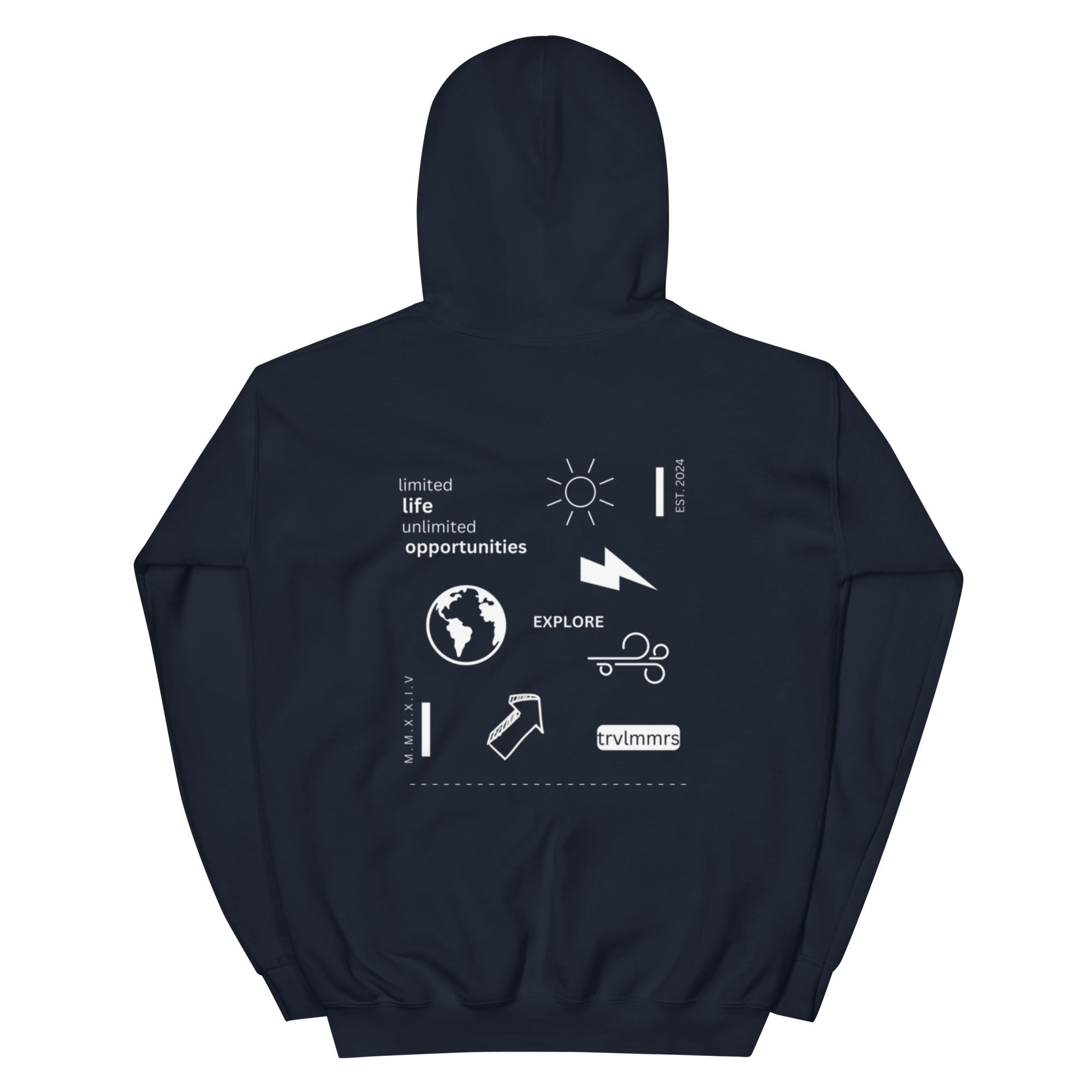 ECLECTIC FUSION HOODIE -/- ( NAVY)