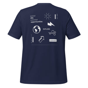 ECLECTIC FUSION TSHIRT -/- (NAVY)