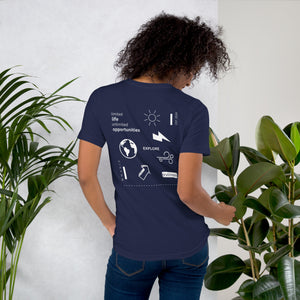 ECLECTIC FUSION TSHIRT -/- (NAVY)